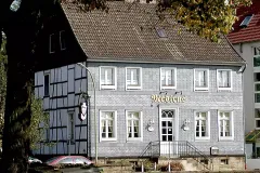 Die Kneipen im Fachwerkhaus am Kornmarkt wechselten immer wieder: Medicus, Bei Jutta, Casa Vieja und jetzt Old House.